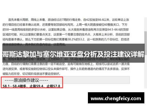 哥斯达黎加与塞尔维亚亚盘分析及投注建议详解